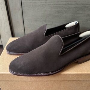 Meermin Brown Suede Loafers ROIS Last